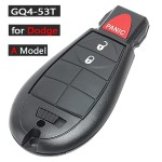 2013-2024 Dodge RAM / 3-Button ID46 Fobik Key / GQ4-53T (AFTERMARKET)